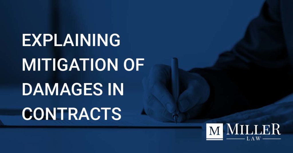 damages in contracts mitigation